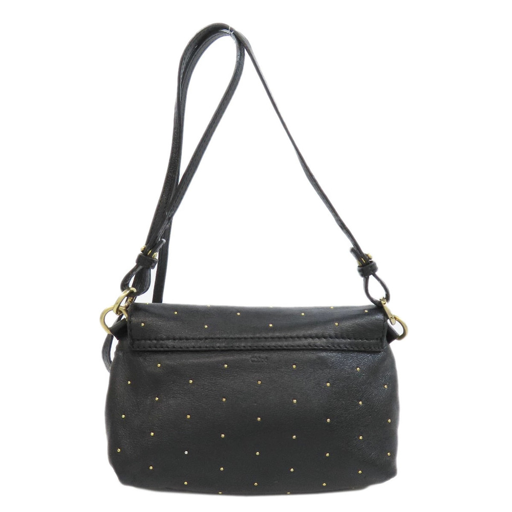 Chloe Leather Marcie Bag Shoulder Black